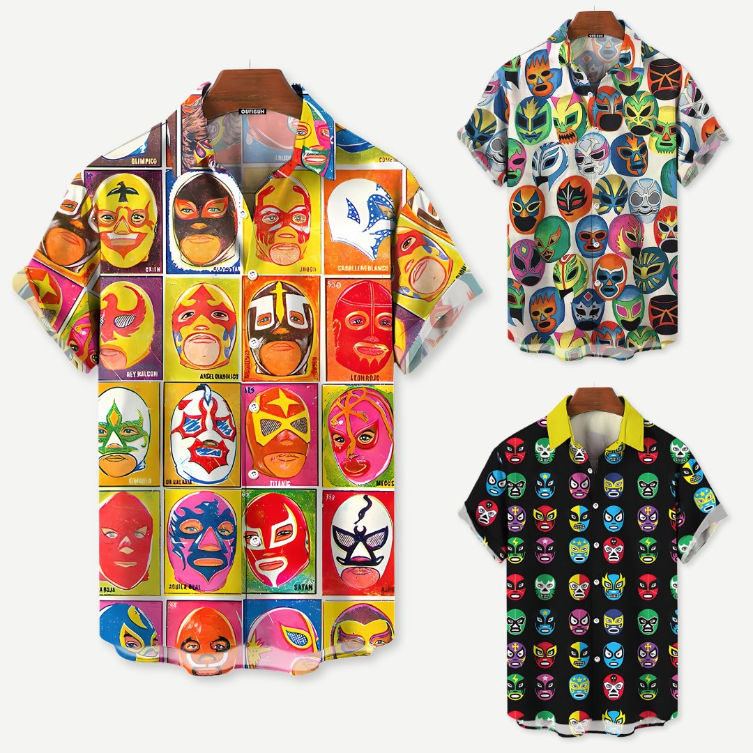 Relaxed Luchador Shirt Bundle #3 - Bentley Maxwell