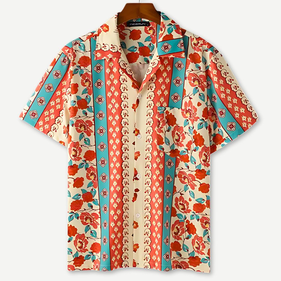Rose Bloom Summer Collar Shirt - Bentley Maxwell