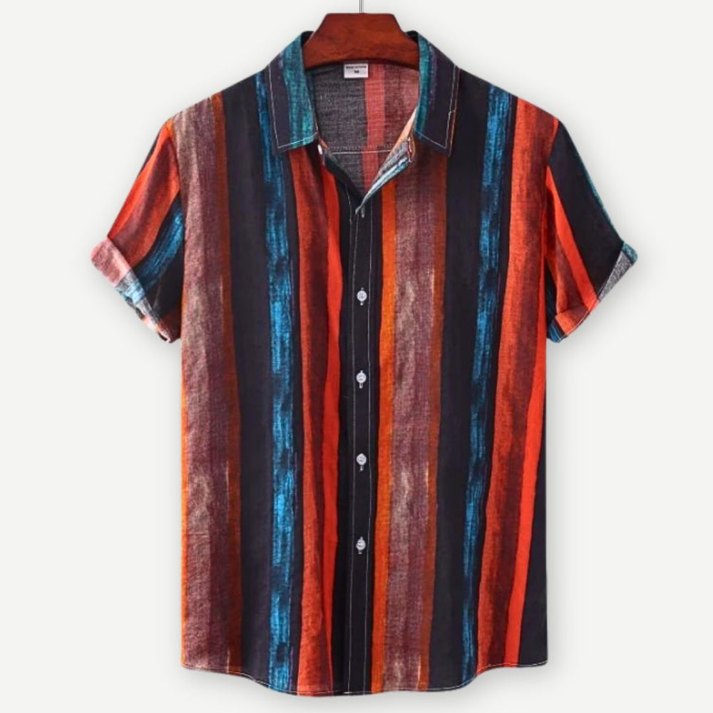 Relaxed Striped Linen Shirt - Bentley Maxwell