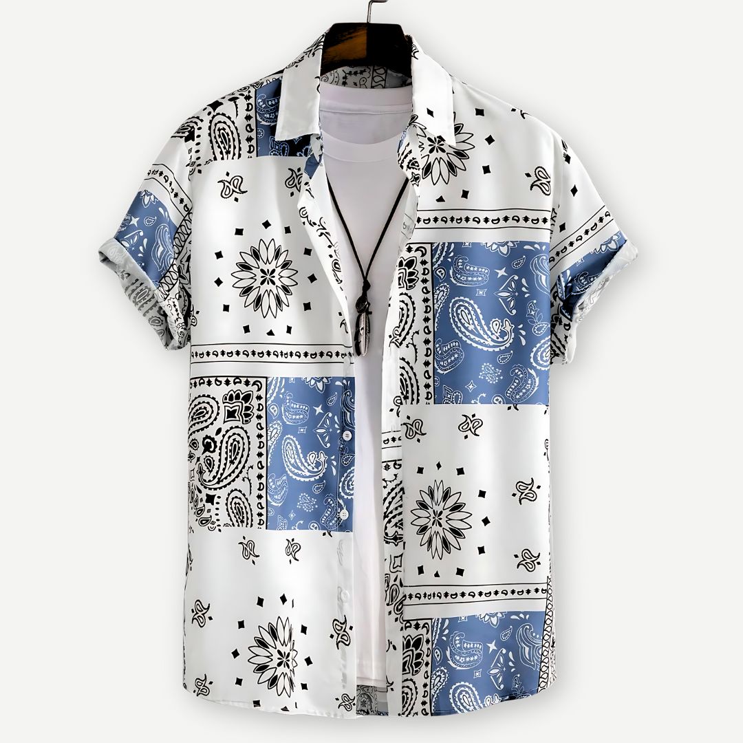 Relaxed Paisley Pattern Shirt - Bentley Maxwell