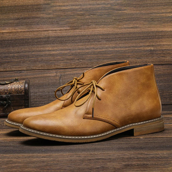 Genuine Leather Chukka Boots - Bentley Maxwell