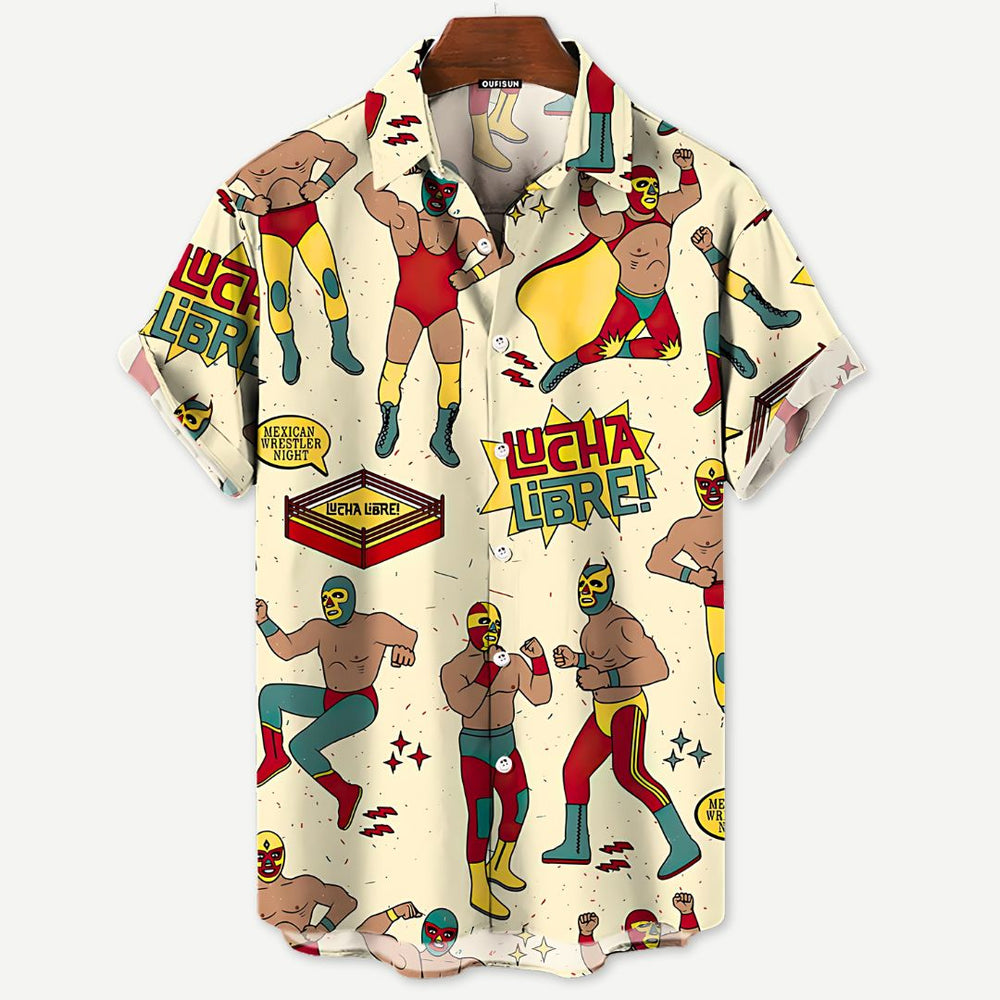Relaxed Lucha Libre Shirt - Bentley Maxwell