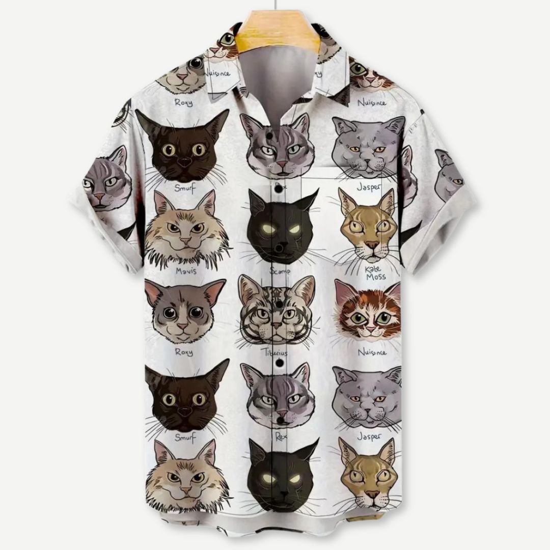 Relaxed "Purrr-sonality" Shirt - Bentley Maxwell