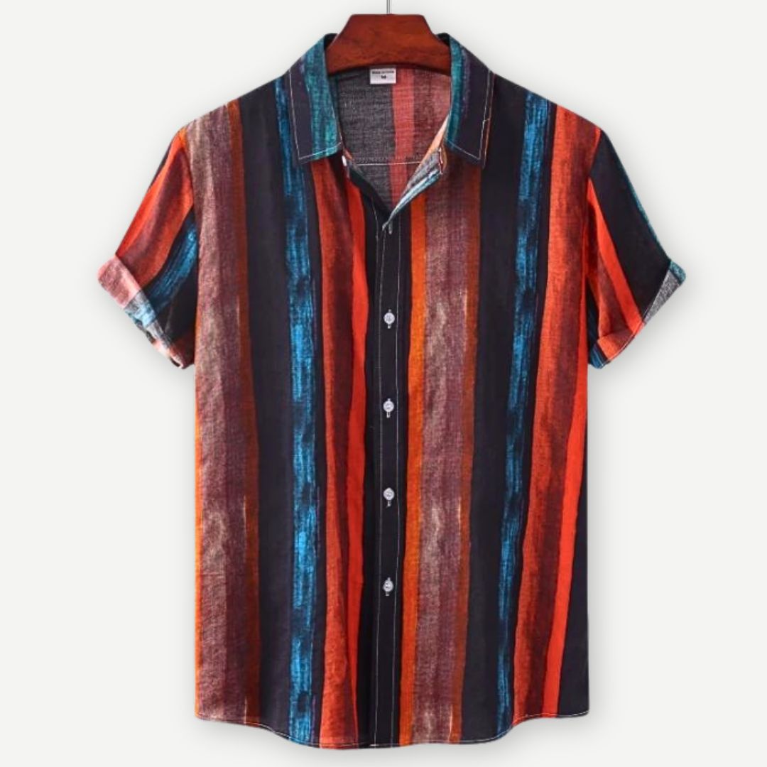 Relaxed Striped Linen Shirt - Bentley Maxwell