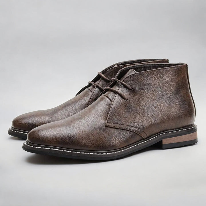 Genuine Leather Chukka Boots - Bentley Maxwell