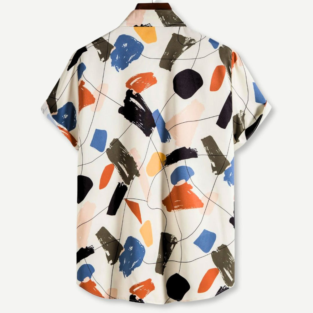 Relaxed Paint Stroke Shirt - Bentley Maxwell