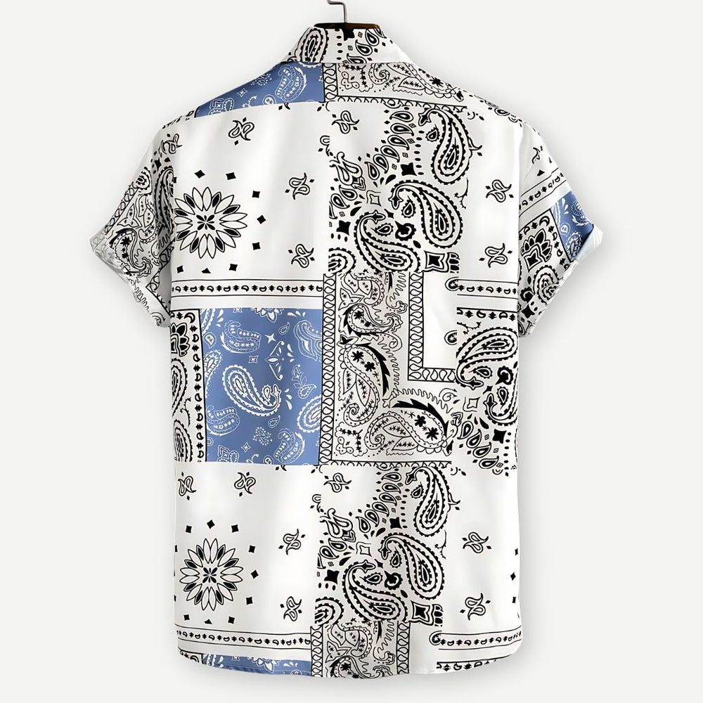 Relaxed Paisley Pattern Shirt - Bentley Maxwell