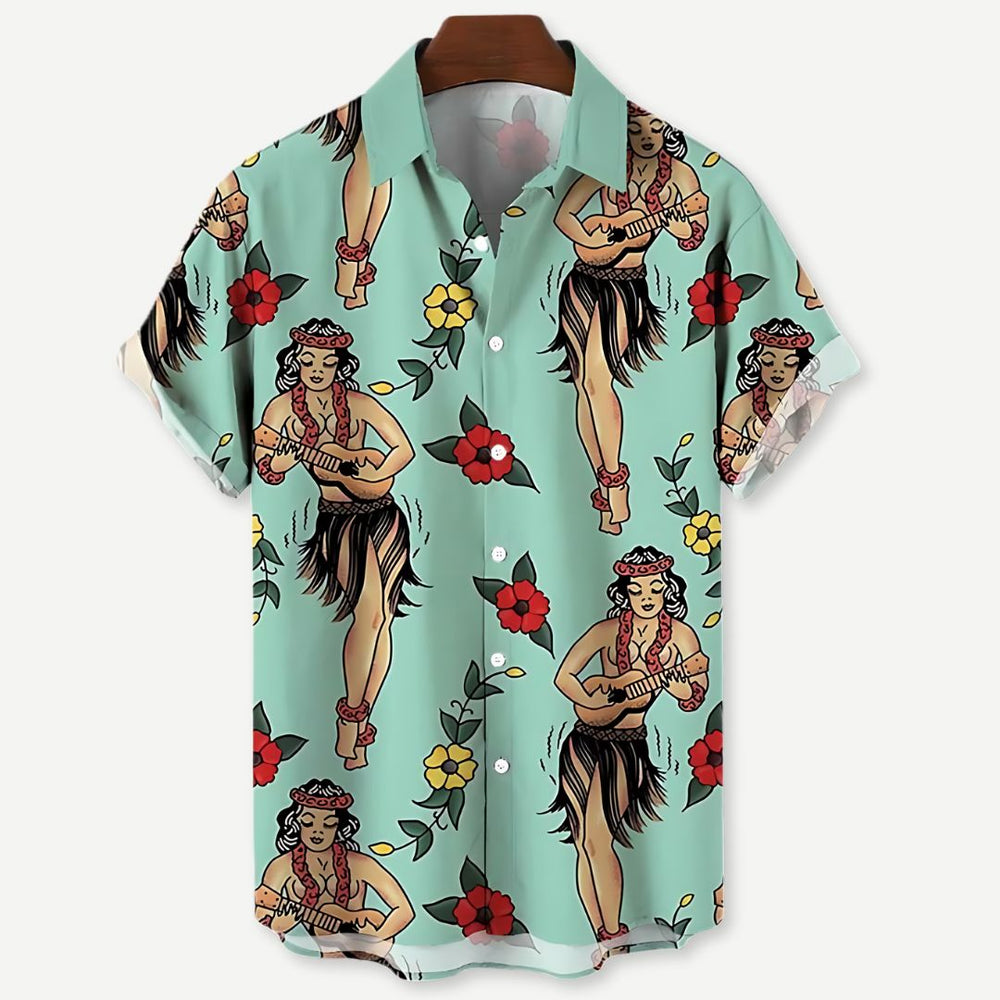 Relaxed "Luau Vibes" Shirt - Bentley Maxwell