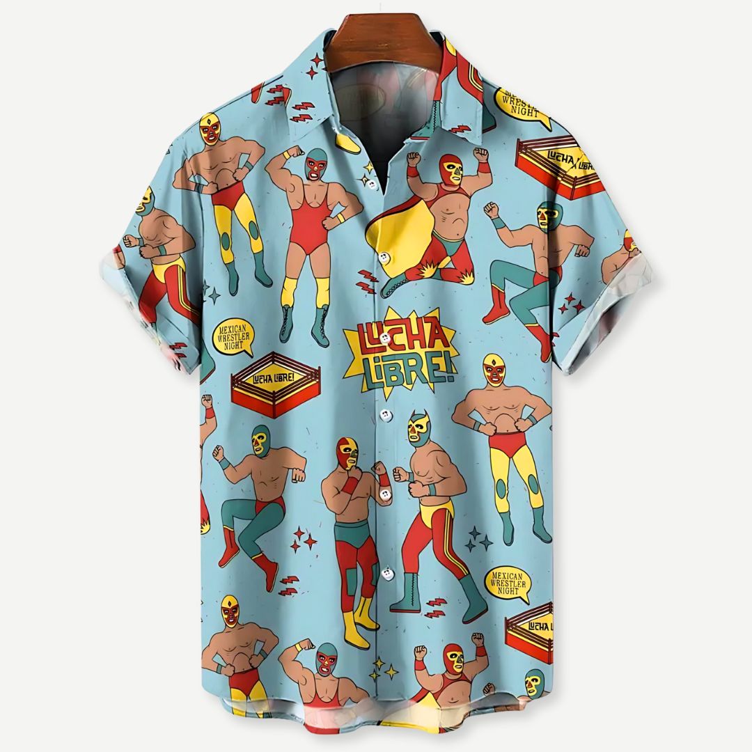Relaxed Lucha Libre Shirt - Bentley Maxwell