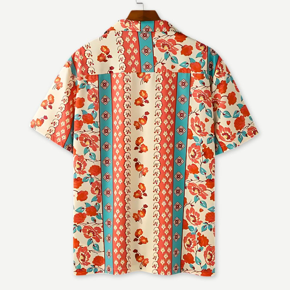 Rose Bloom Summer Collar Shirt - Bentley Maxwell