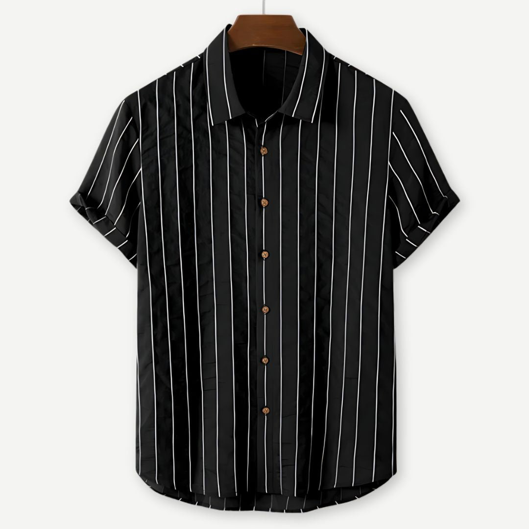 Relaxed Pinstripe Shirt - Bentley Maxwell