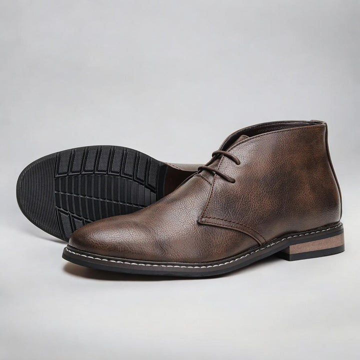 Genuine Leather Chukka Boots - Bentley Maxwell