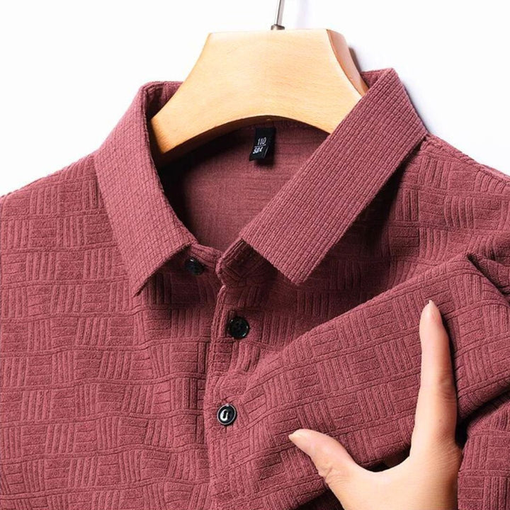 Textured Grid Polo - Bentley Maxwell