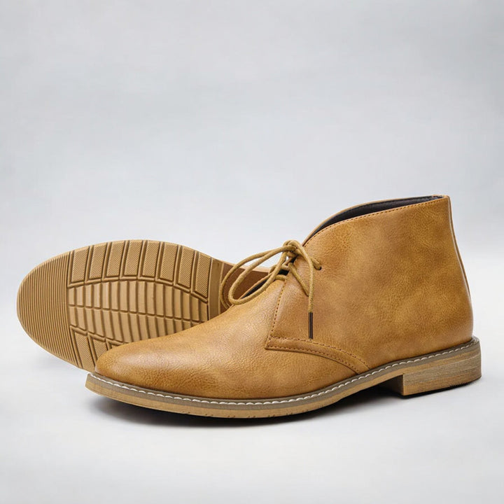 Genuine Leather Chukka Boots - Bentley Maxwell