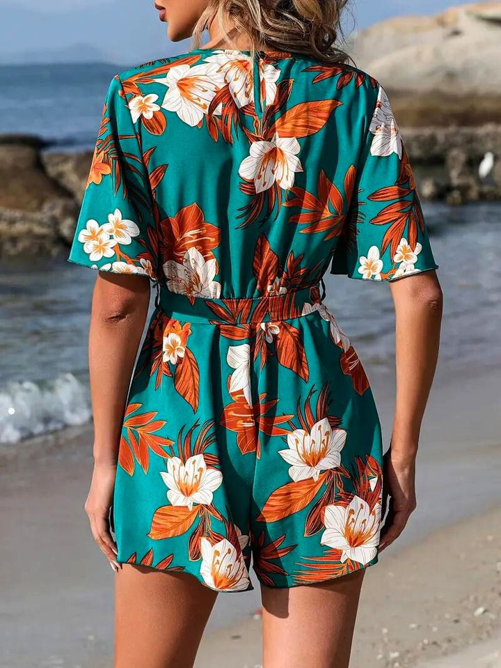 Tropical Blossom Romper - Bentley Maxwell