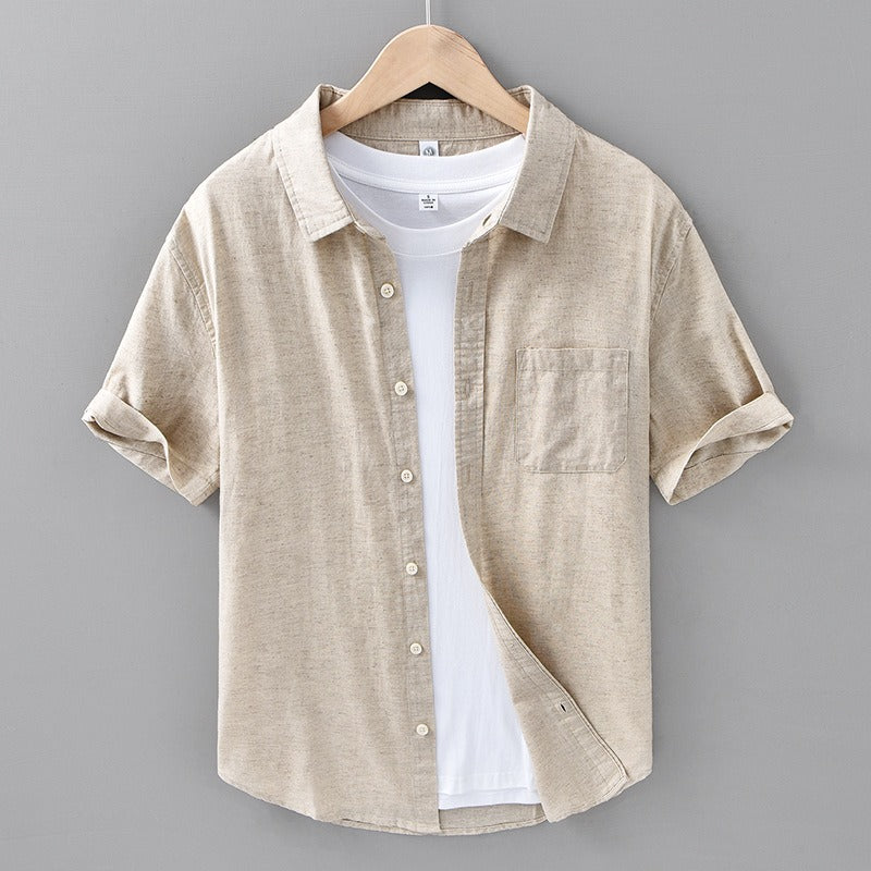 Tropicana 100% Linen Short Sleeve - Bentley Maxwell