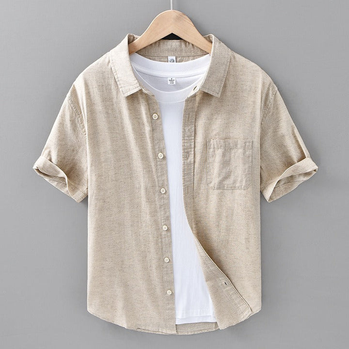 Tropicana 100% Linen Short Sleeve - Bentley Maxwell