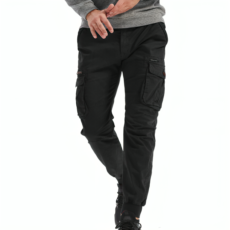 Mens Cotton Cargo Trousers - Bentley Maxwell