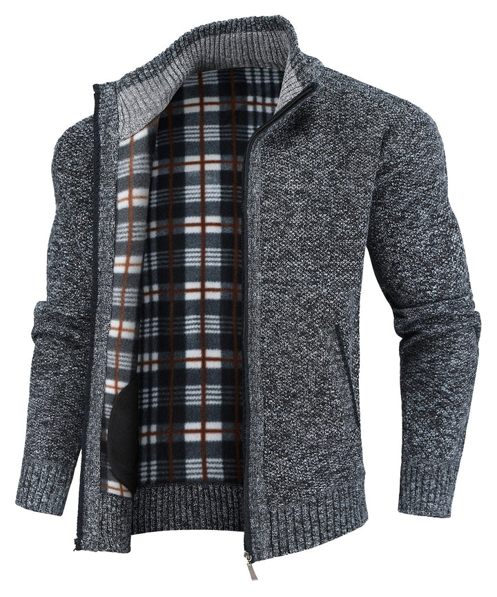 Ridgeway Flannel Lined Sweater (5 Designs) - Bentley Maxwell