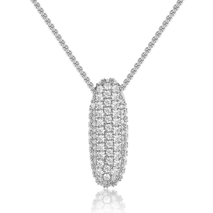 14K Gold Bubble Letter Necklace - Bentley Maxwell