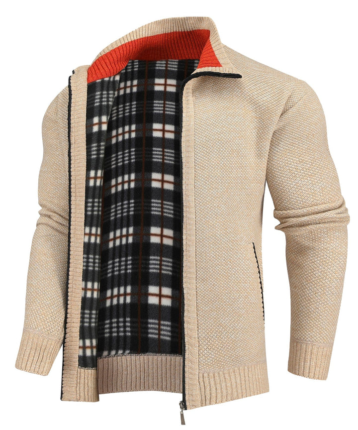 Ridgeway Flannel Lined Sweater (5 Designs) - Bentley Maxwell