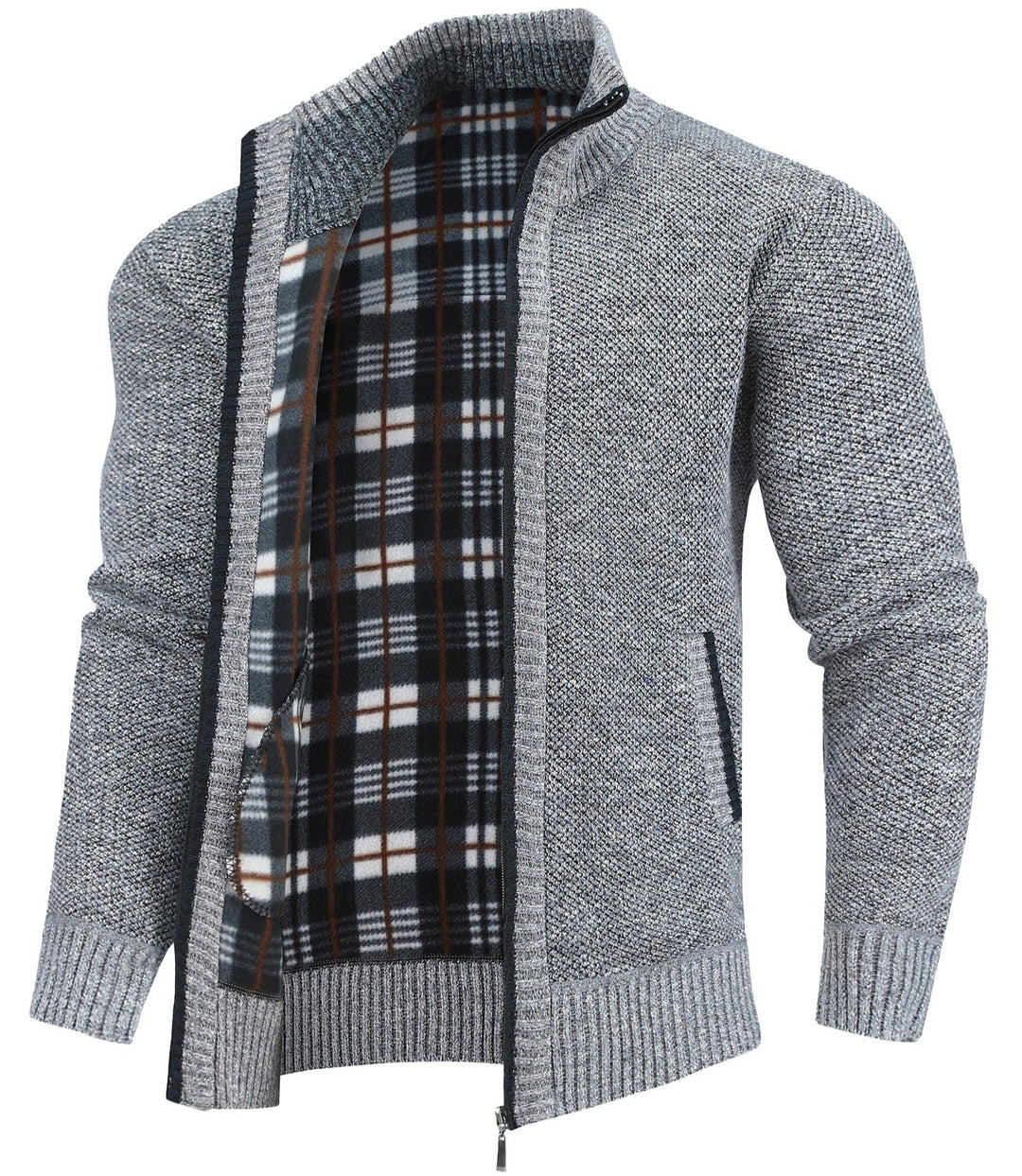 Ridgeway Flannel Lined Sweater (5 Designs) - Bentley Maxwell