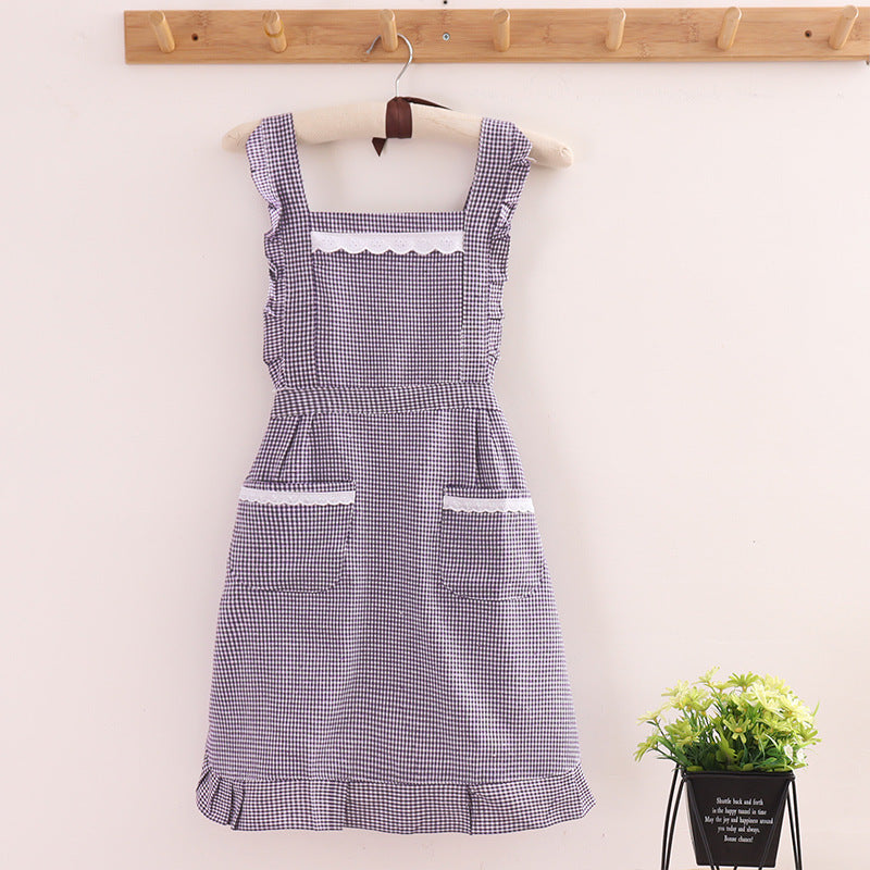 Checkered Farmhouse Apron - Bentley Maxwell