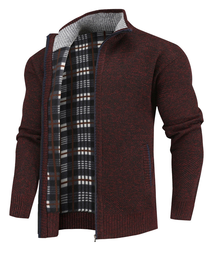 Ridgeway Flannel Lined Sweater (5 Designs) - Bentley Maxwell