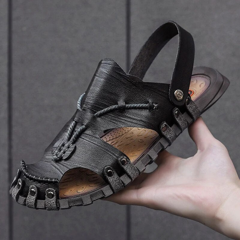 Tribal Genuine Leather Sandals - Bentley Maxwell