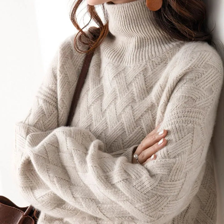 Valentina Cashmere Turtleneck - Bentley Maxwell