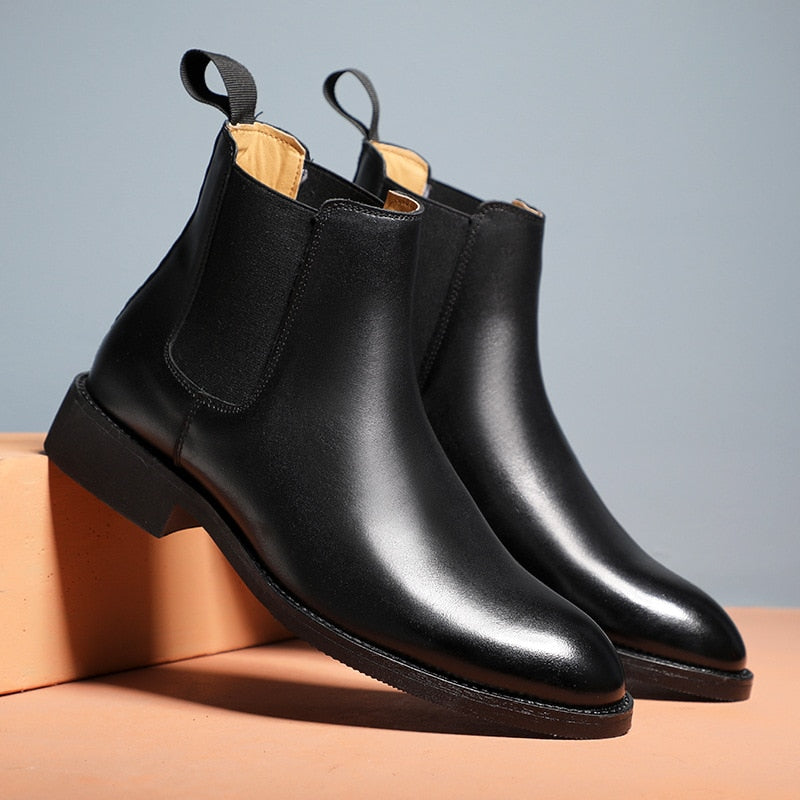Men's Genuine Leather Boots - Bentley Maxwell