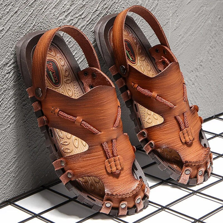 Tribal Genuine Leather Sandals - Bentley Maxwell
