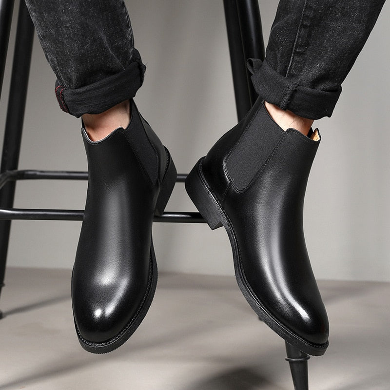 Men's Genuine Leather Boots - Bentley Maxwell