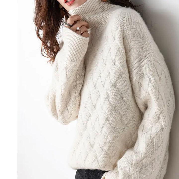 Valentina Cashmere Turtleneck - Bentley Maxwell