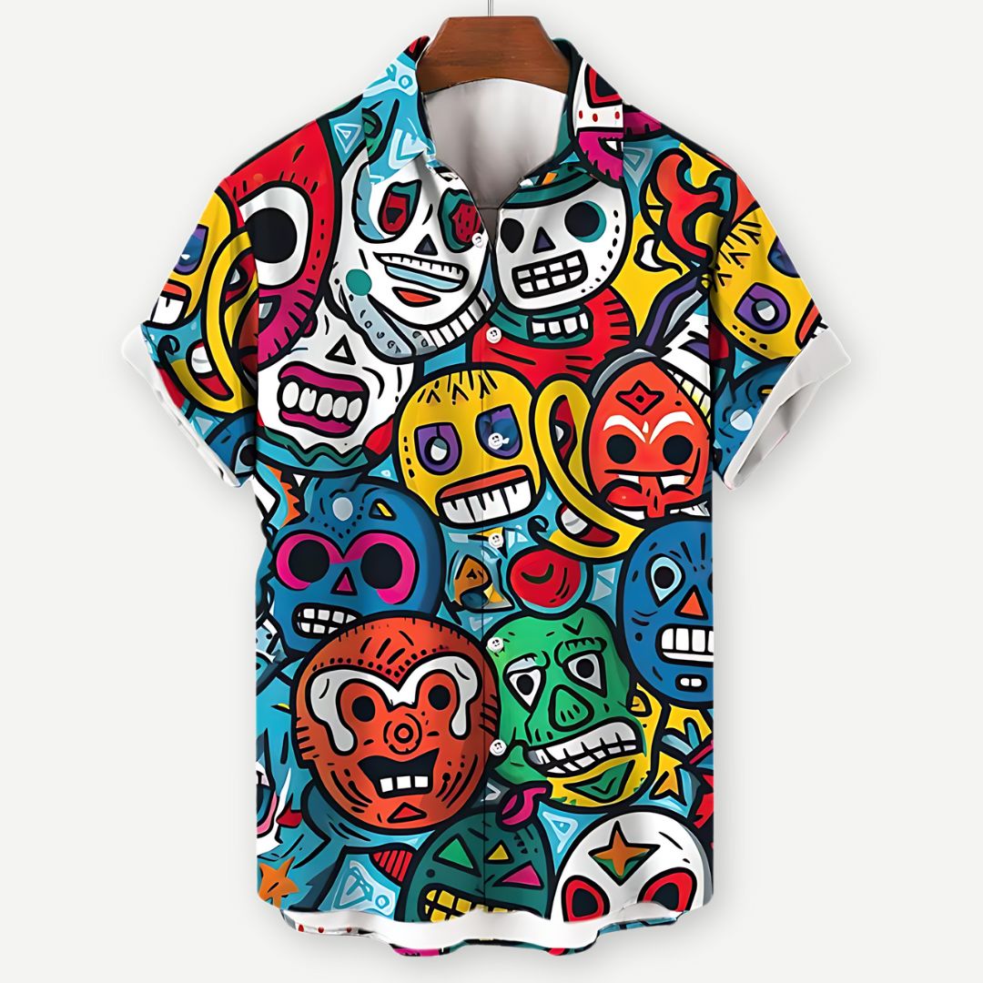 Relaxed Toon Luchador Shirt - Bentley Maxwell