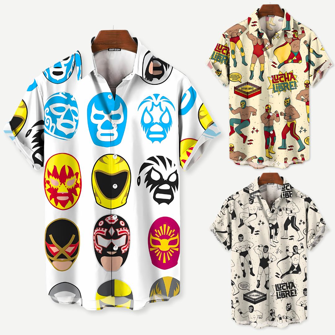 Relaxed Luchador Shirt Bundle #1 - Bentley Maxwell