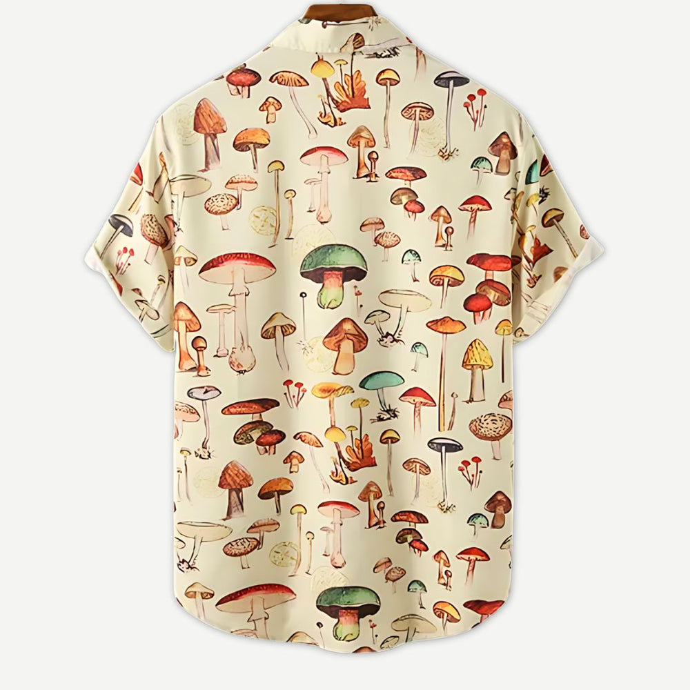 Mushroom Mosaic Shirt - Bentley Maxwell