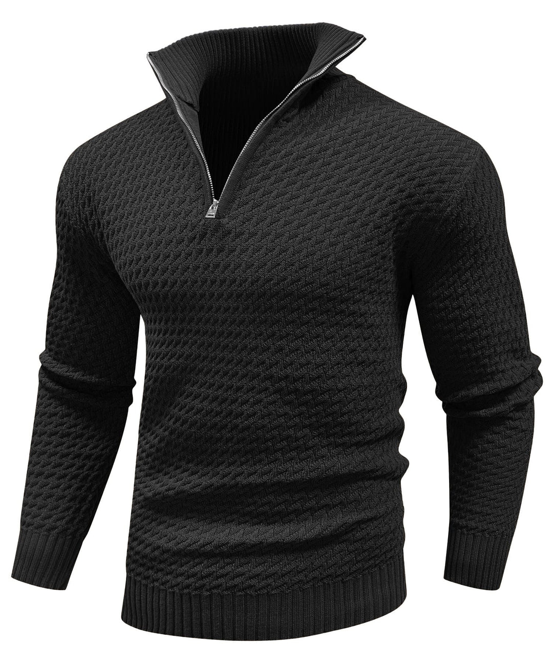 Men's Turtleneck Quarter-Zip (5 Designs) - Bentley Maxwell