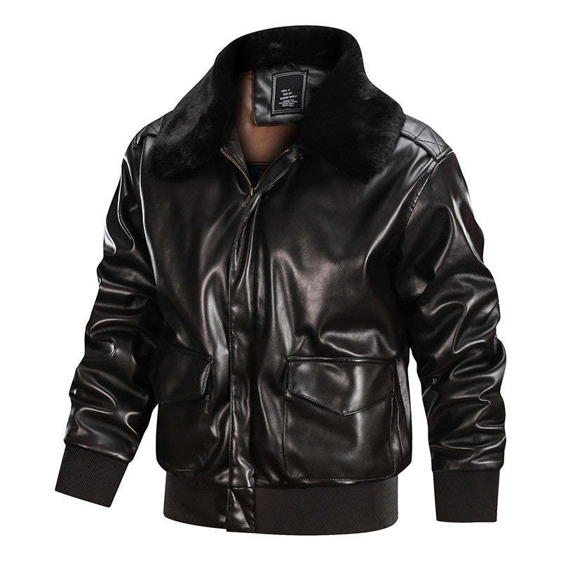 American Soft Air Force Pilot Leather Jacket - Bentley Maxwell