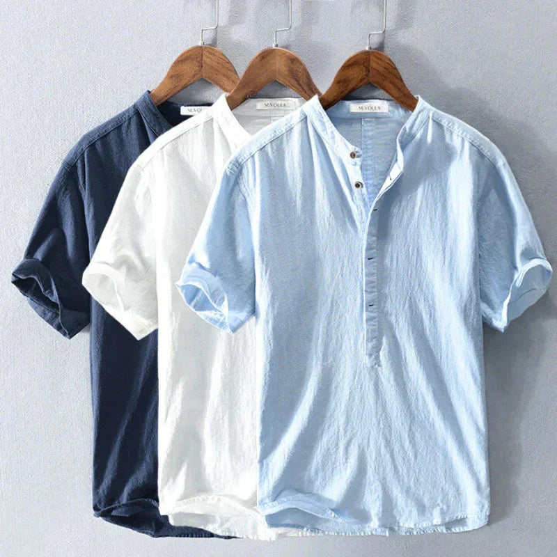 Malaga Premium Linen Shirt - Bentley Maxwell