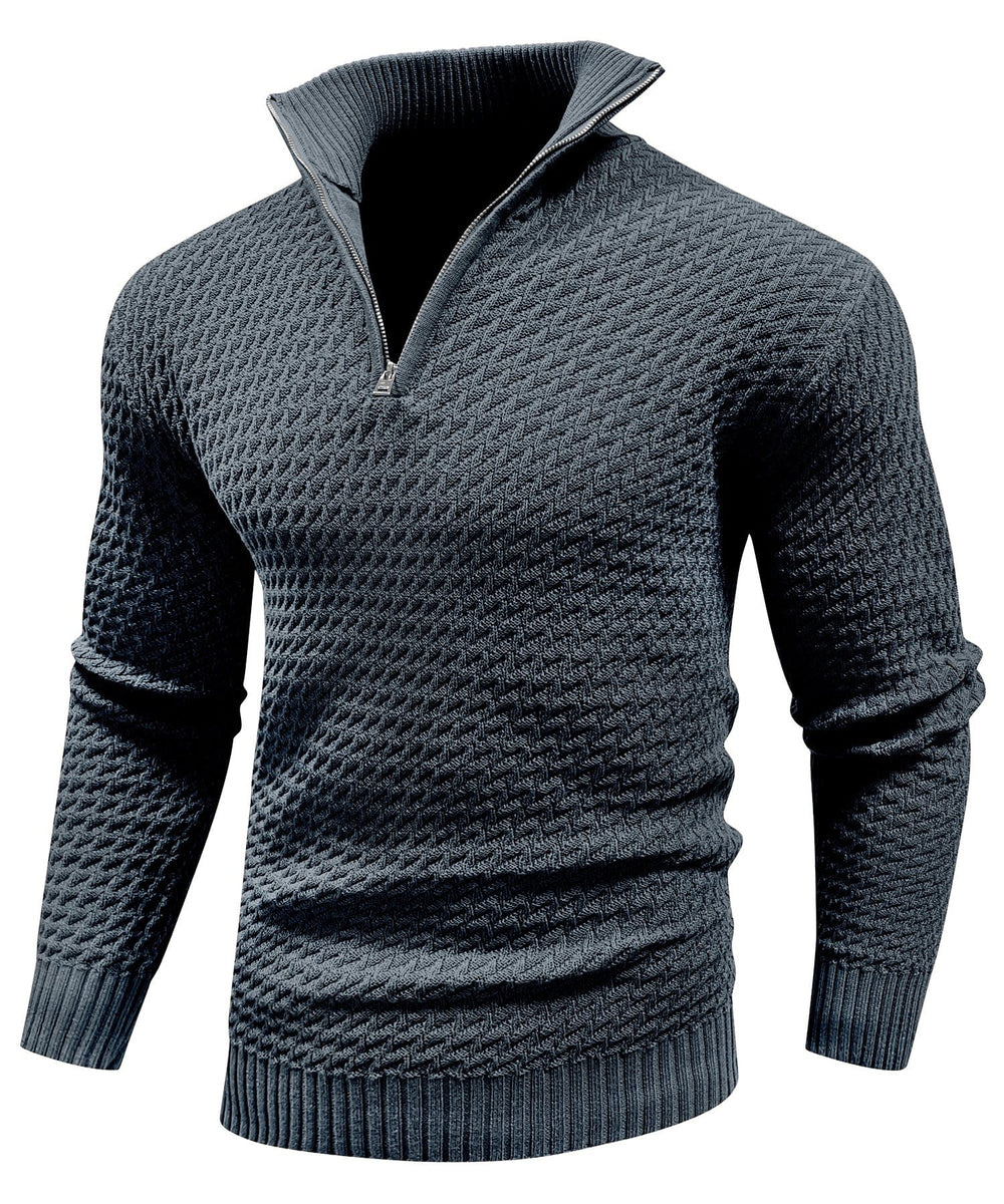 Men's Turtleneck Quarter-Zip (5 Designs) - Bentley Maxwell