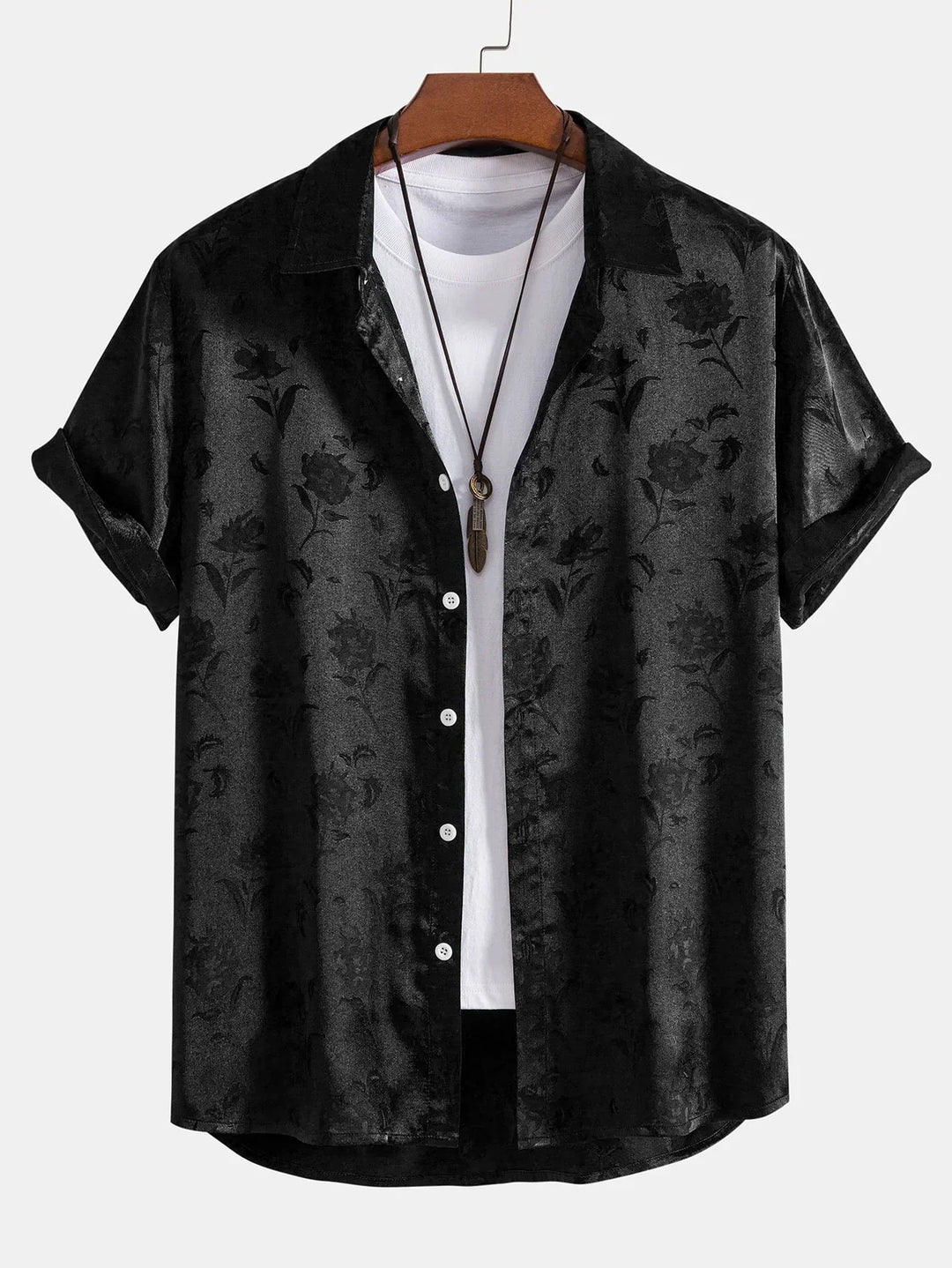 Midnight Rose Bloom Shirt - Bentley Maxwell