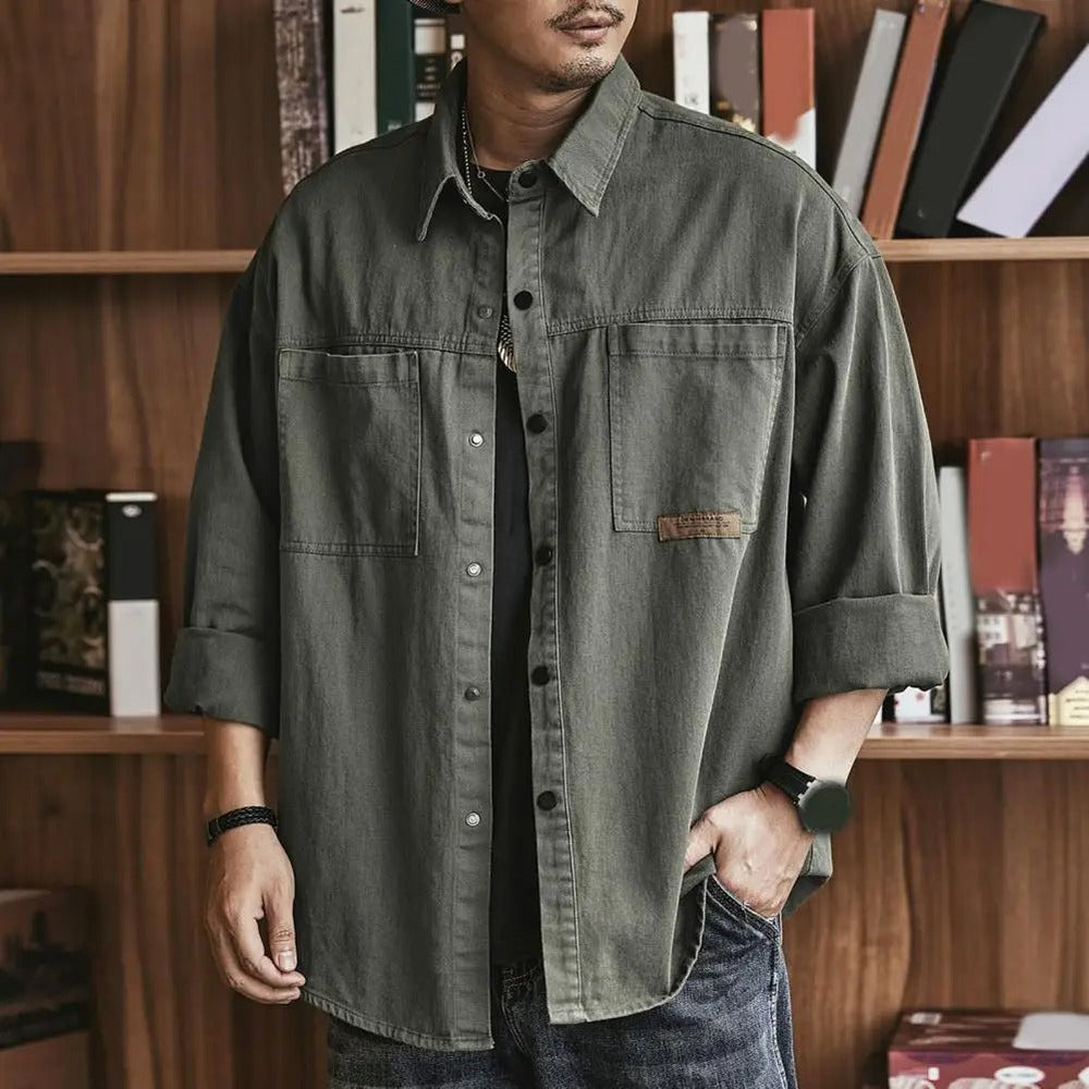 Mason™ Vintage Vibe Button-Up - Bentley Maxwell