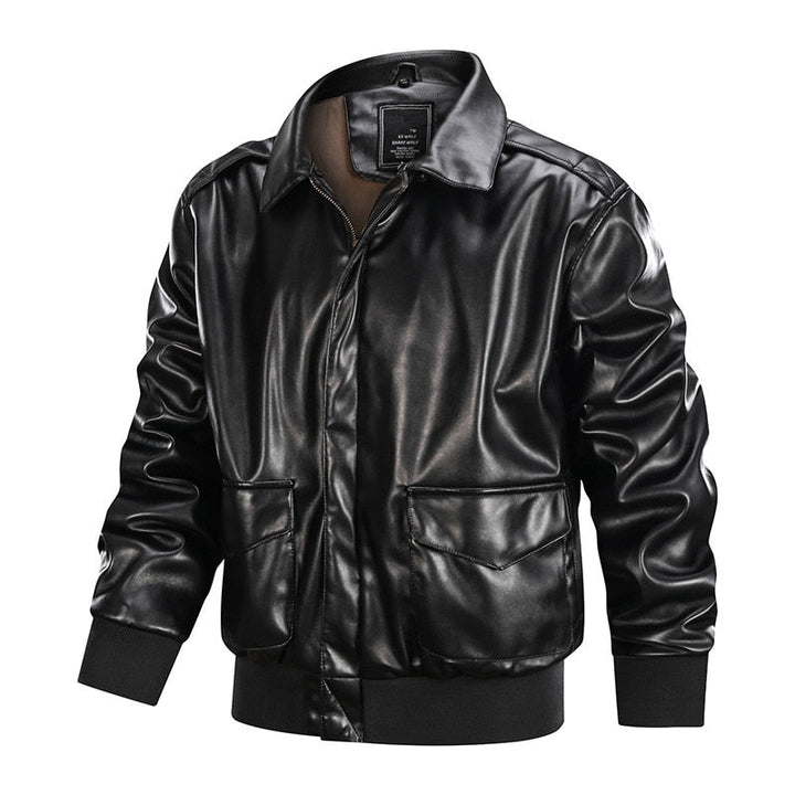 American Soft Air Force Pilot Leather Jacket - Bentley Maxwell
