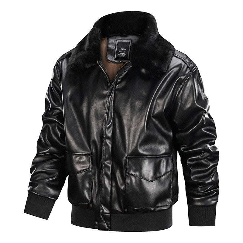 American Soft Air Force Pilot Leather Jacket - Bentley Maxwell