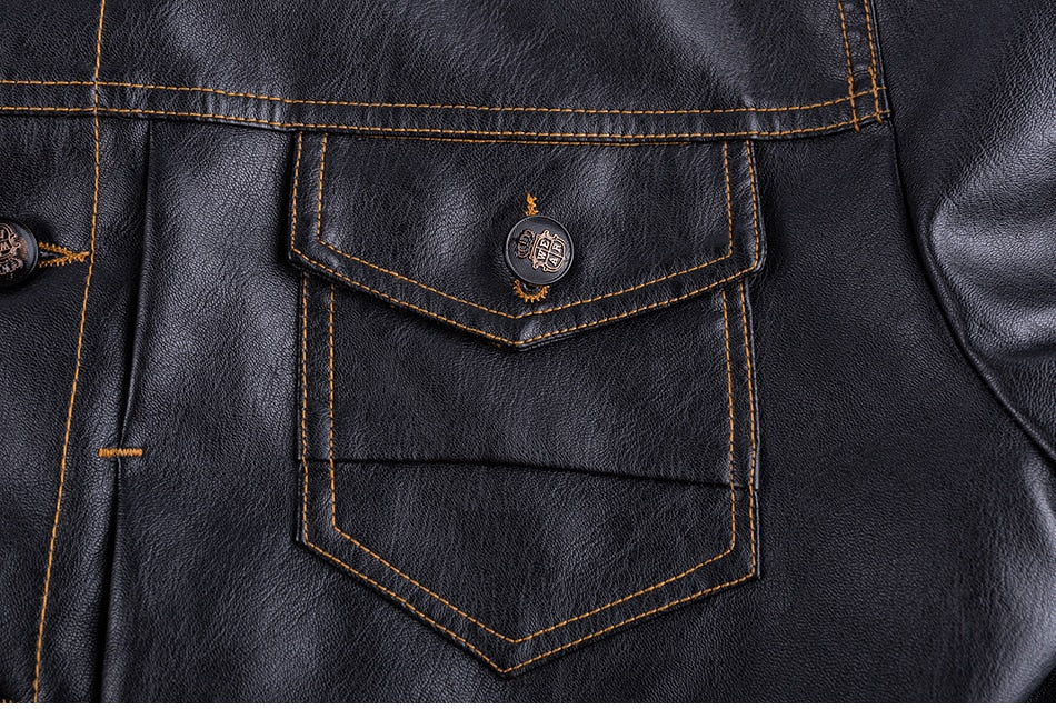 Leather Tactical Army Bomber Jacket - Bentley Maxwell