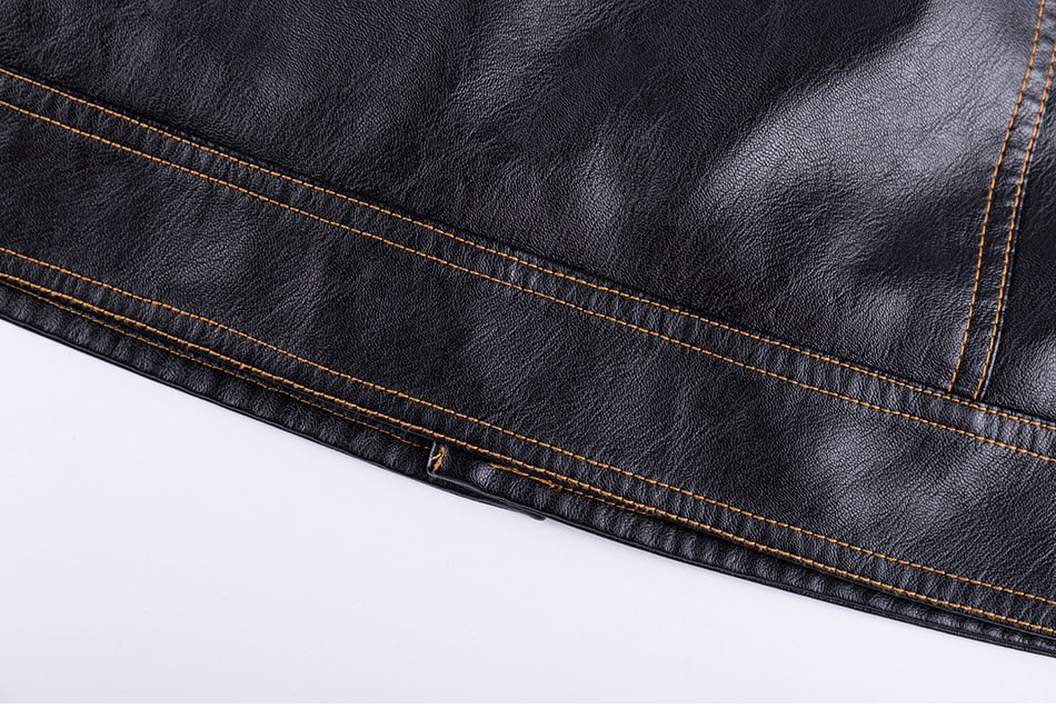 Leather Tactical Army Bomber Jacket - Bentley Maxwell