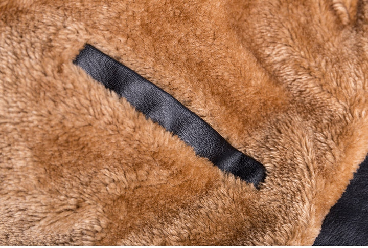 Leather Tactical Army Bomber Jacket - Bentley Maxwell