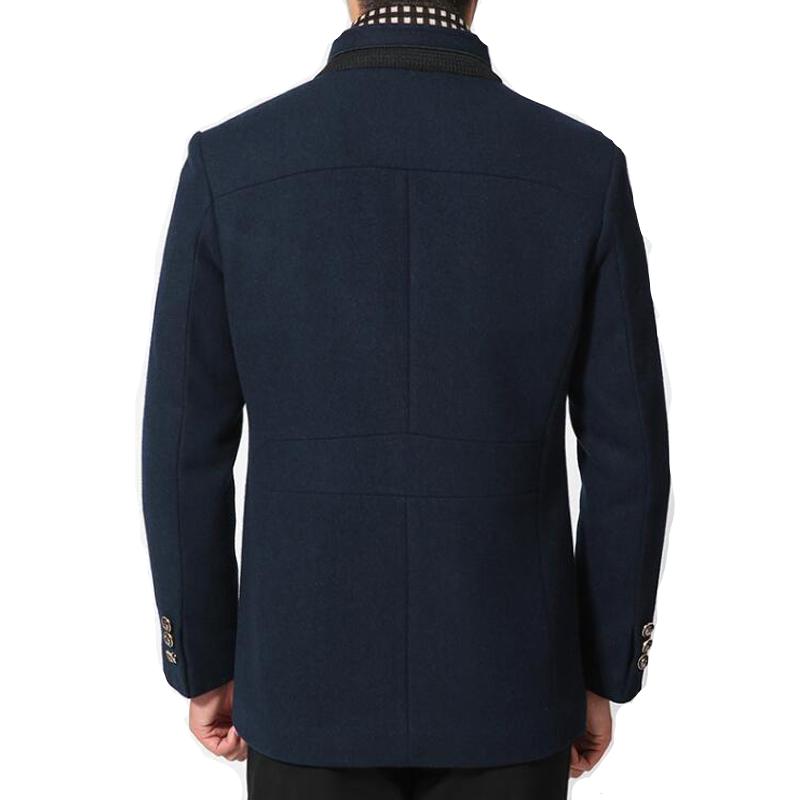 Wool Cashmere Detachable Scarf Coat - Bentley Maxwell