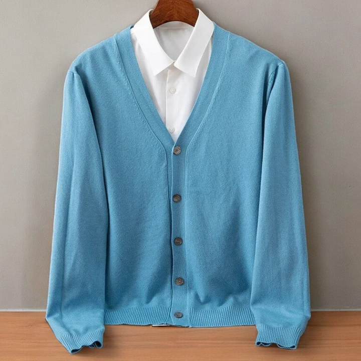 Santorini Cashmere Cardigan - Bentley Maxwell